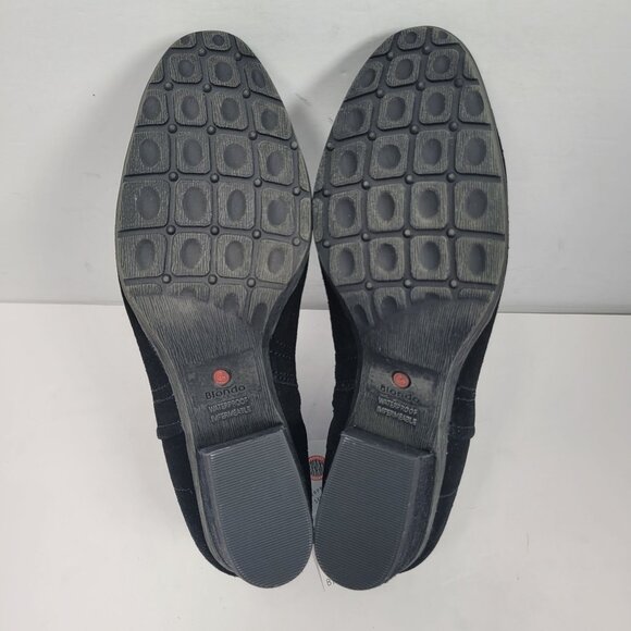 Blondo Women's Black Suede Ankle Waterproof Boots B6708015 US Size 8.5M NWT - Picture 8 of 9